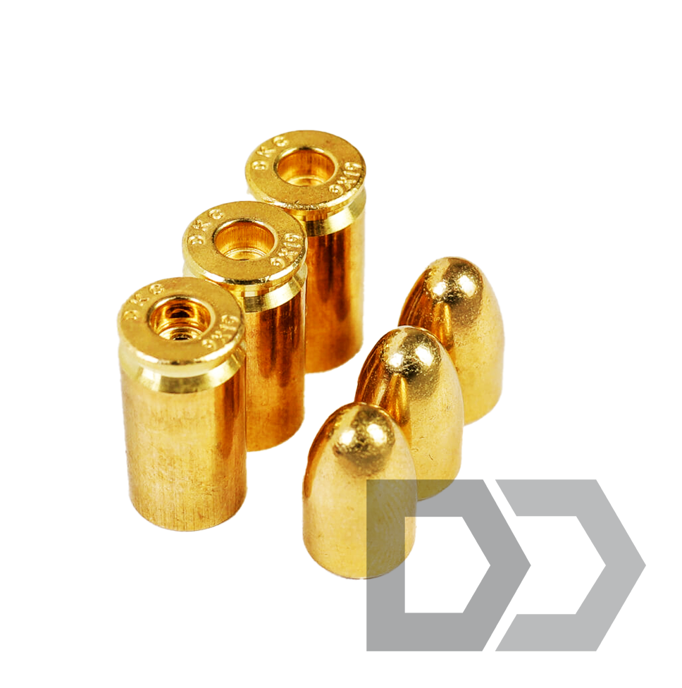 9mm Brass Case Samples & FMJ Bullet Samples - DKC Brass & Bullets